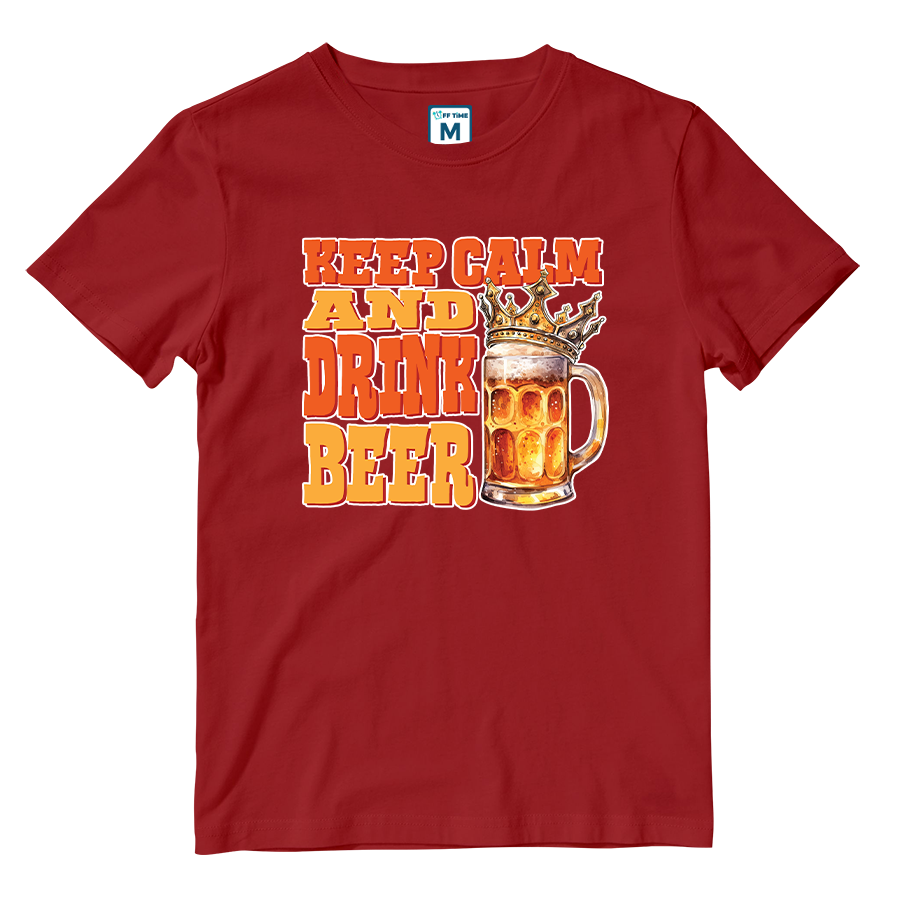 Cotton Shirt: Keep Calm Beer