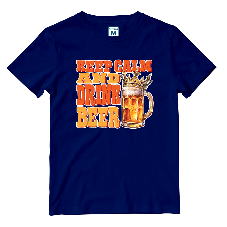 Cotton Shirt: Keep Calm Beer
