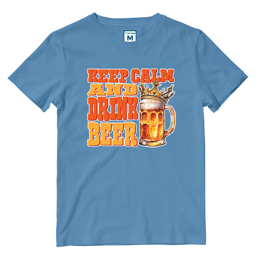 Cotton Shirt: Keep Calm Beer