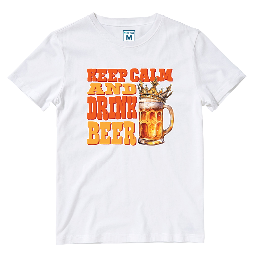 Cotton Shirt: Keep Calm Beer