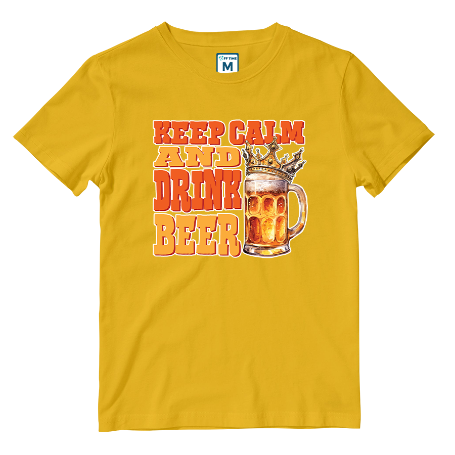 Cotton Shirt: Keep Calm Beer