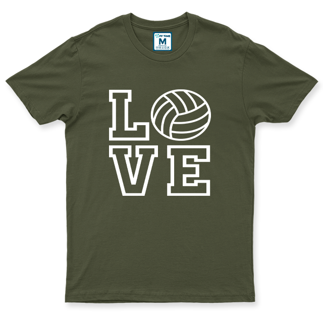 Drifit Shirt: L O V E Volleyball