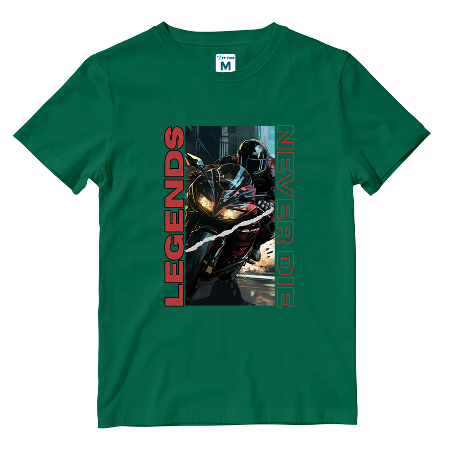 Cotton Shirt: LEGENDS NEVER DIE