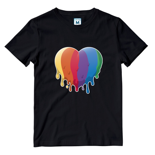 Cotton Shirt: LGBT Heart