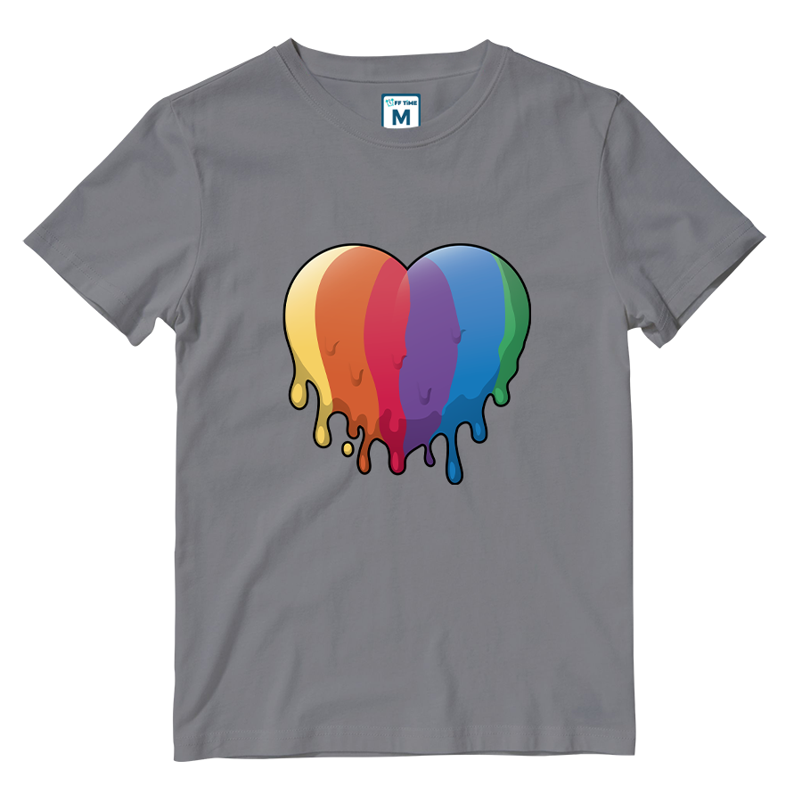 Cotton Shirt: LGBT Heart
