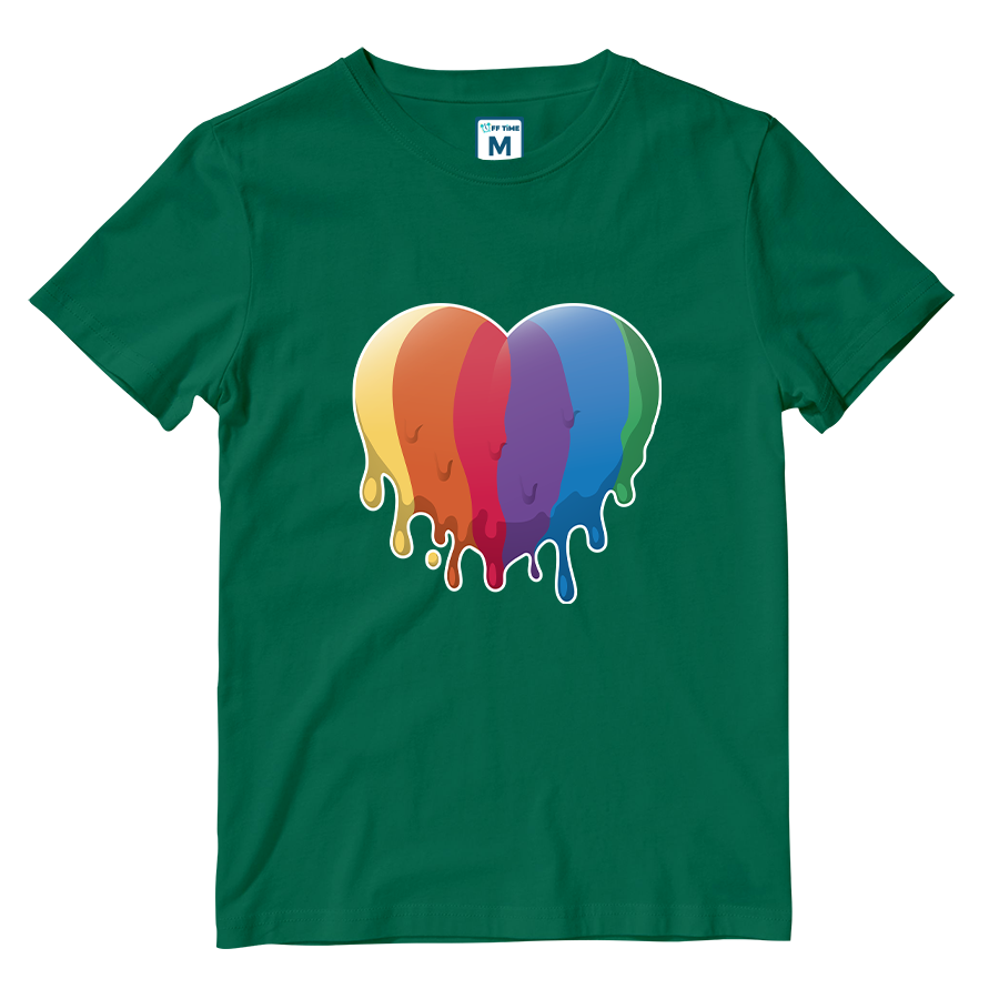 Cotton Shirt: LGBT Heart