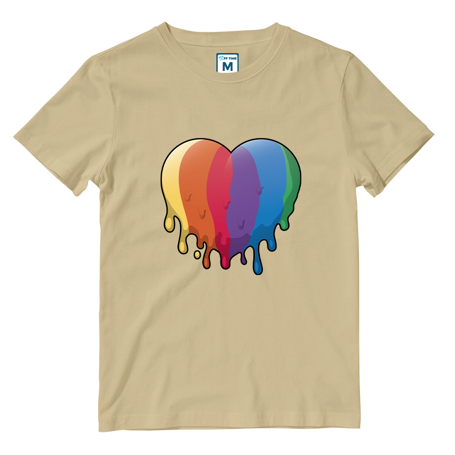 Cotton Shirt: LGBT Heart
