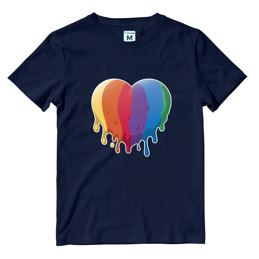 Cotton Shirt: LGBT Heart