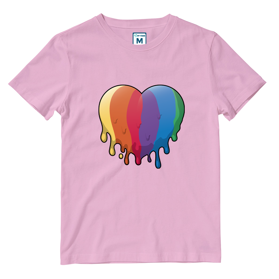Cotton Shirt: LGBT Heart