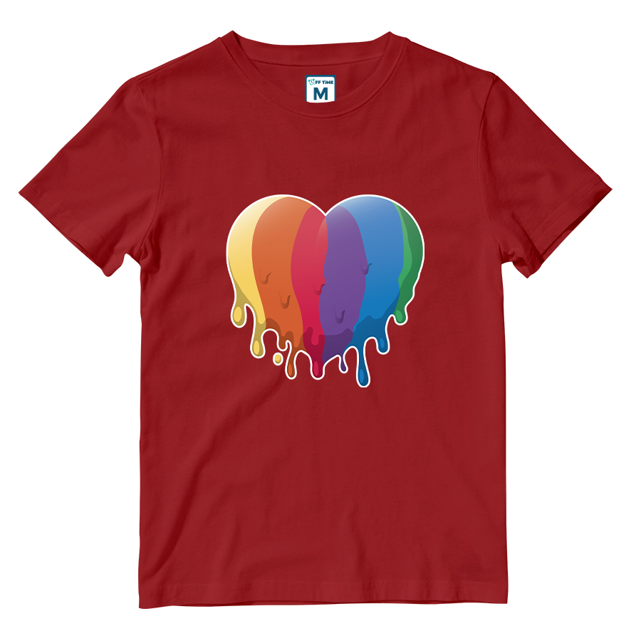 Cotton Shirt: LGBT Heart