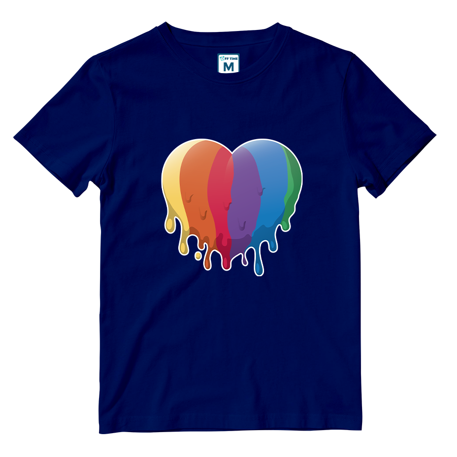Cotton Shirt: LGBT Heart