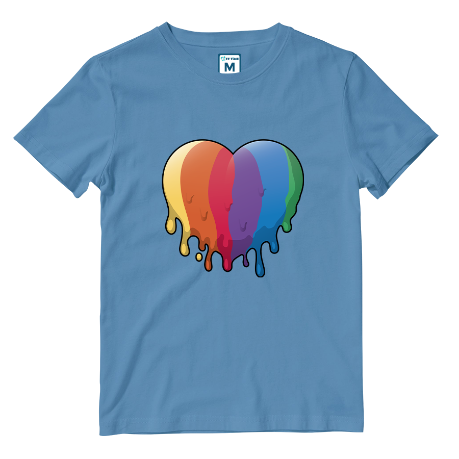 Cotton Shirt: LGBT Heart