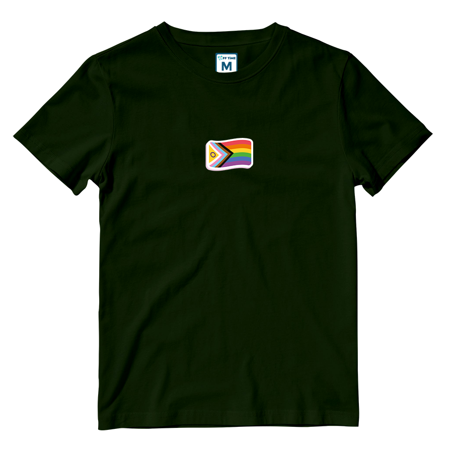Cotton Shirt: LGBTQAI+ Flag