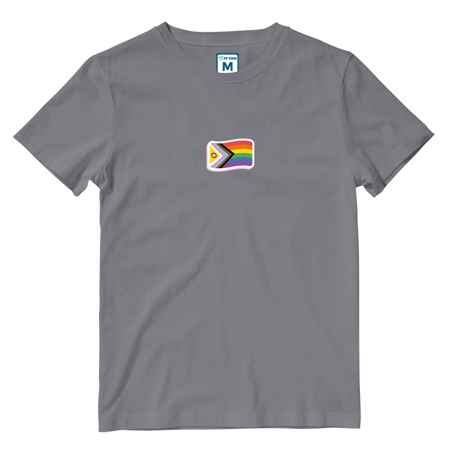 Cotton Shirt: LGBTQAI+ Flag