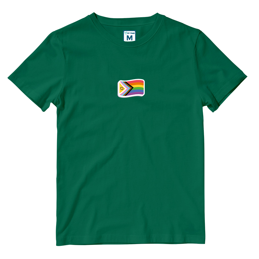 Cotton Shirt: LGBTQAI+ Flag