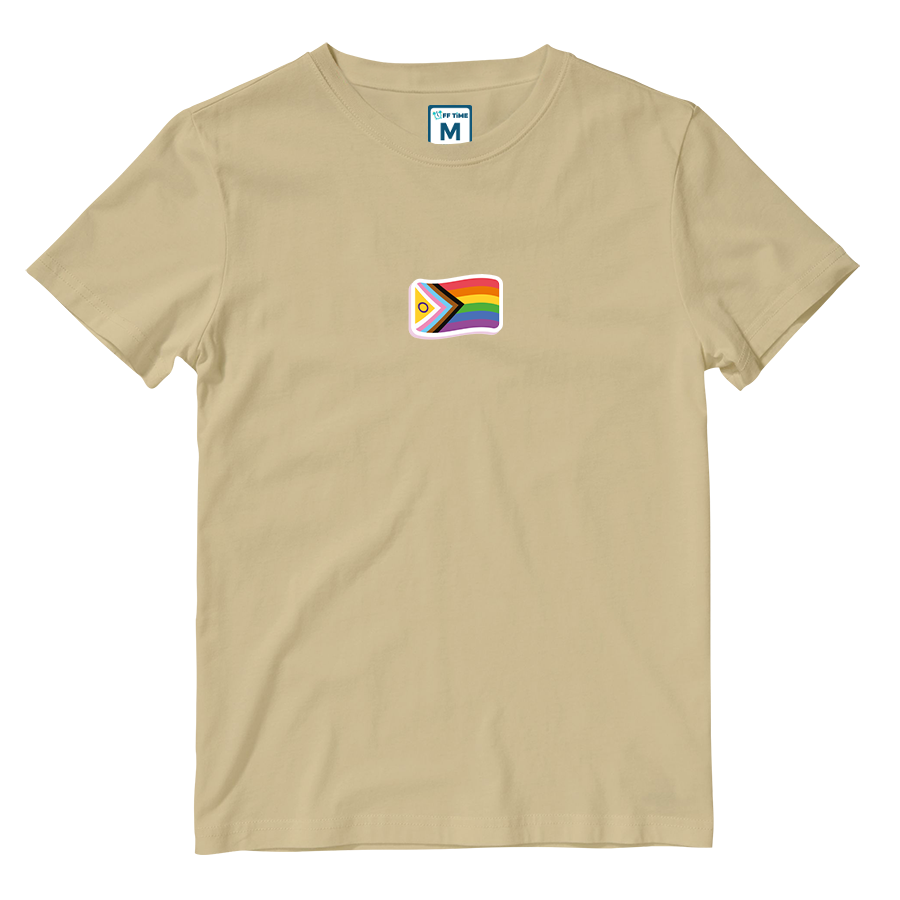 Cotton Shirt: LGBTQAI+ Flag