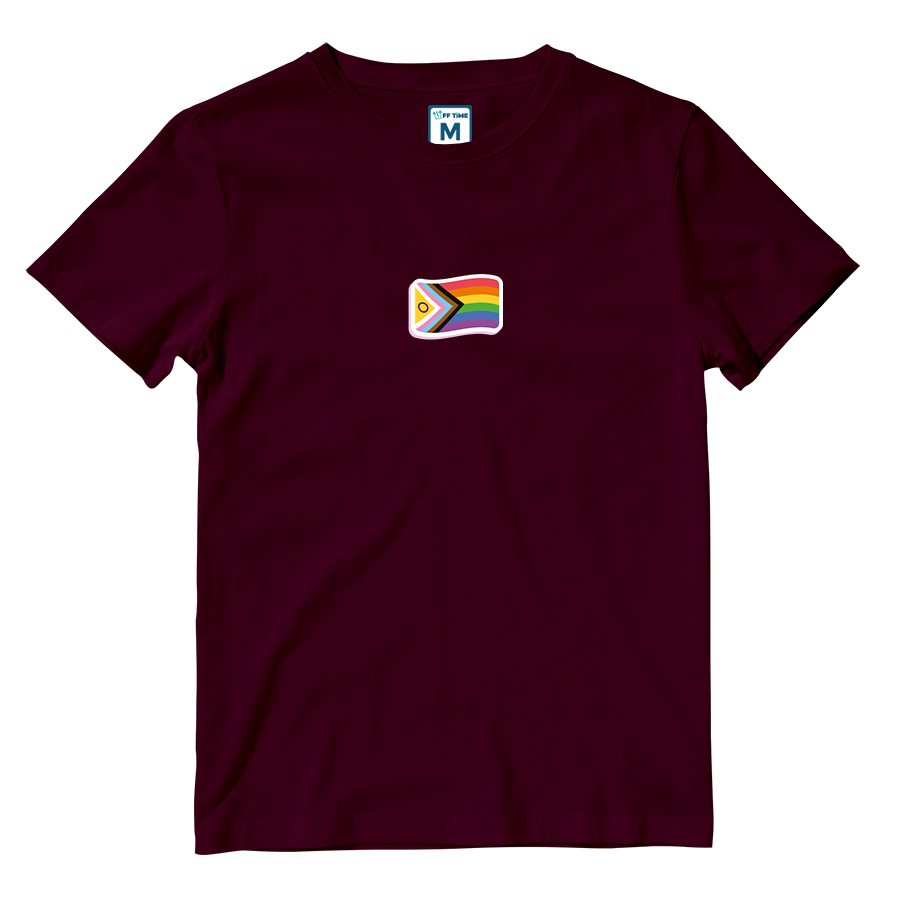 Cotton Shirt: LGBTQAI+ Flag