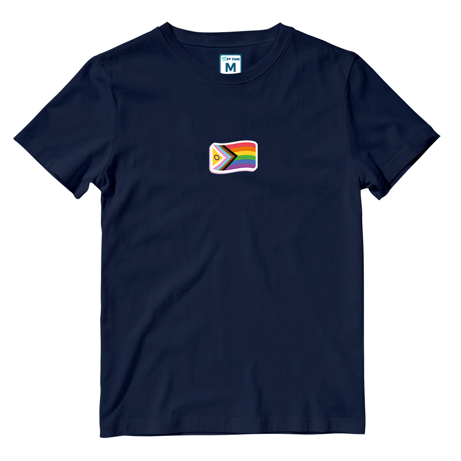 Cotton Shirt: LGBTQAI+ Flag