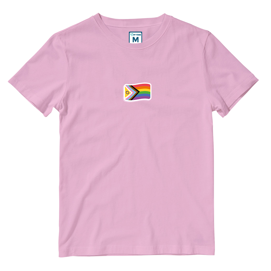 Cotton Shirt: LGBTQAI+ Flag