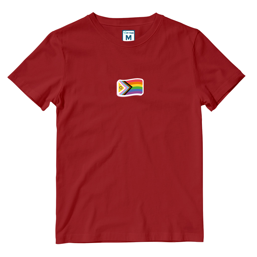 Cotton Shirt: LGBTQAI+ Flag