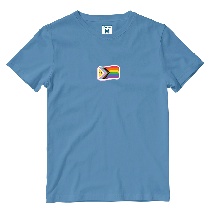 Cotton Shirt: LGBTQAI+ Flag