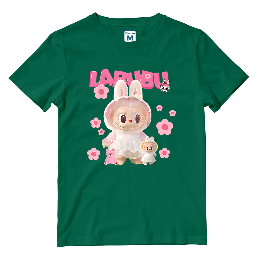 Cotton Shirt: Labubu Pink