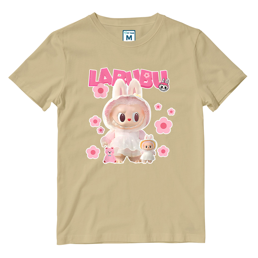Cotton Shirt: Labubu Pink