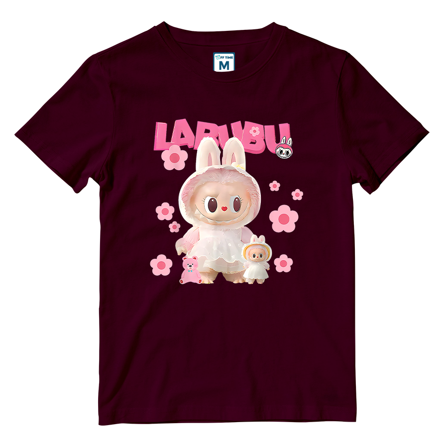 Cotton Shirt: Labubu Pink