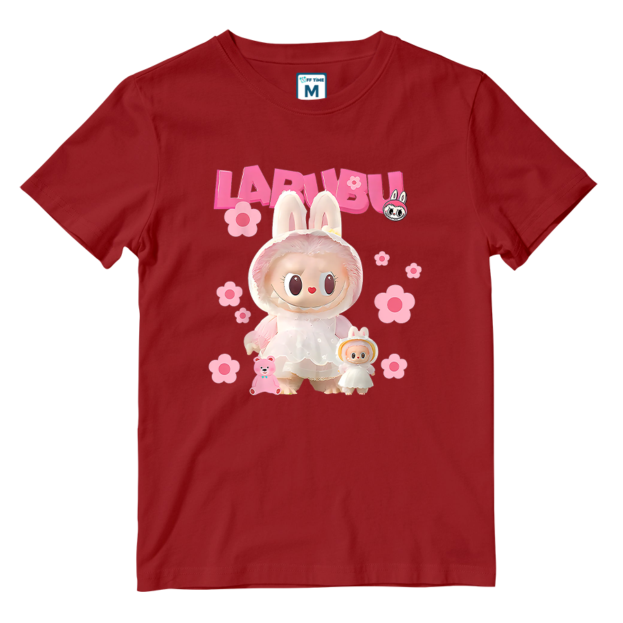 Cotton Shirt: Labubu Pink