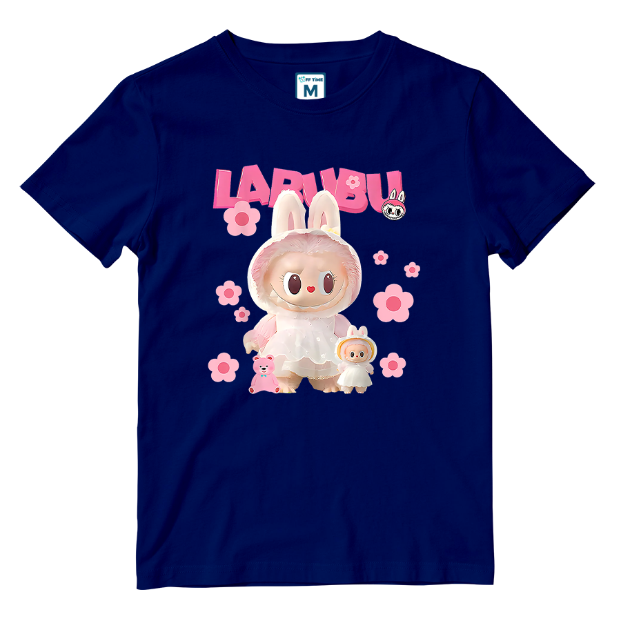 Cotton Shirt: Labubu Pink