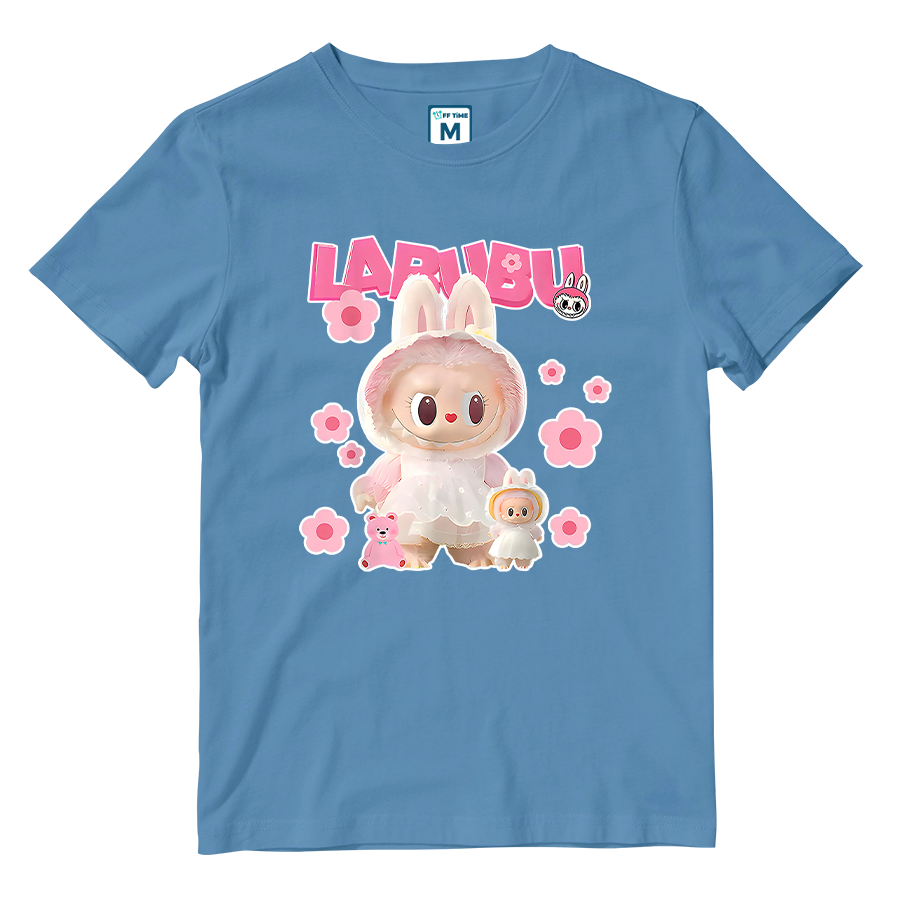 Cotton Shirt: Labubu Pink