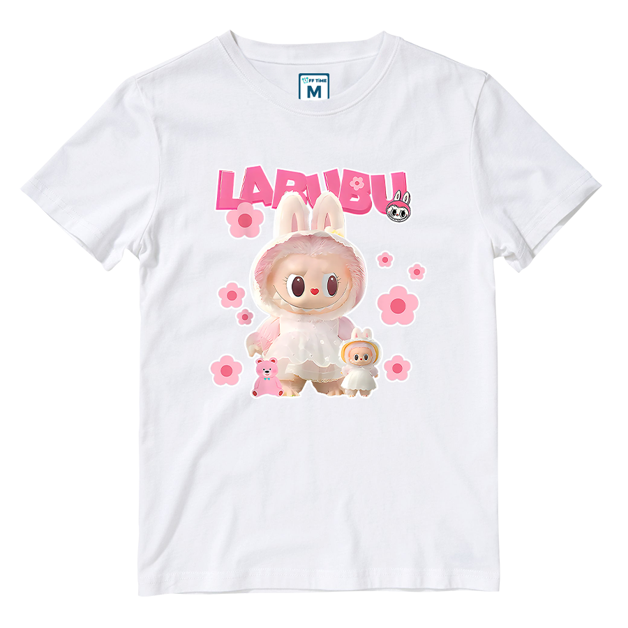 Cotton Shirt: Labubu Pink