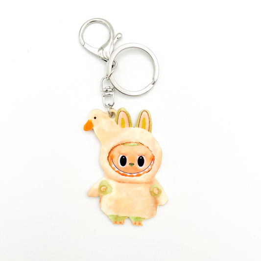 Acrylic Bag Charms: Labubu Duck