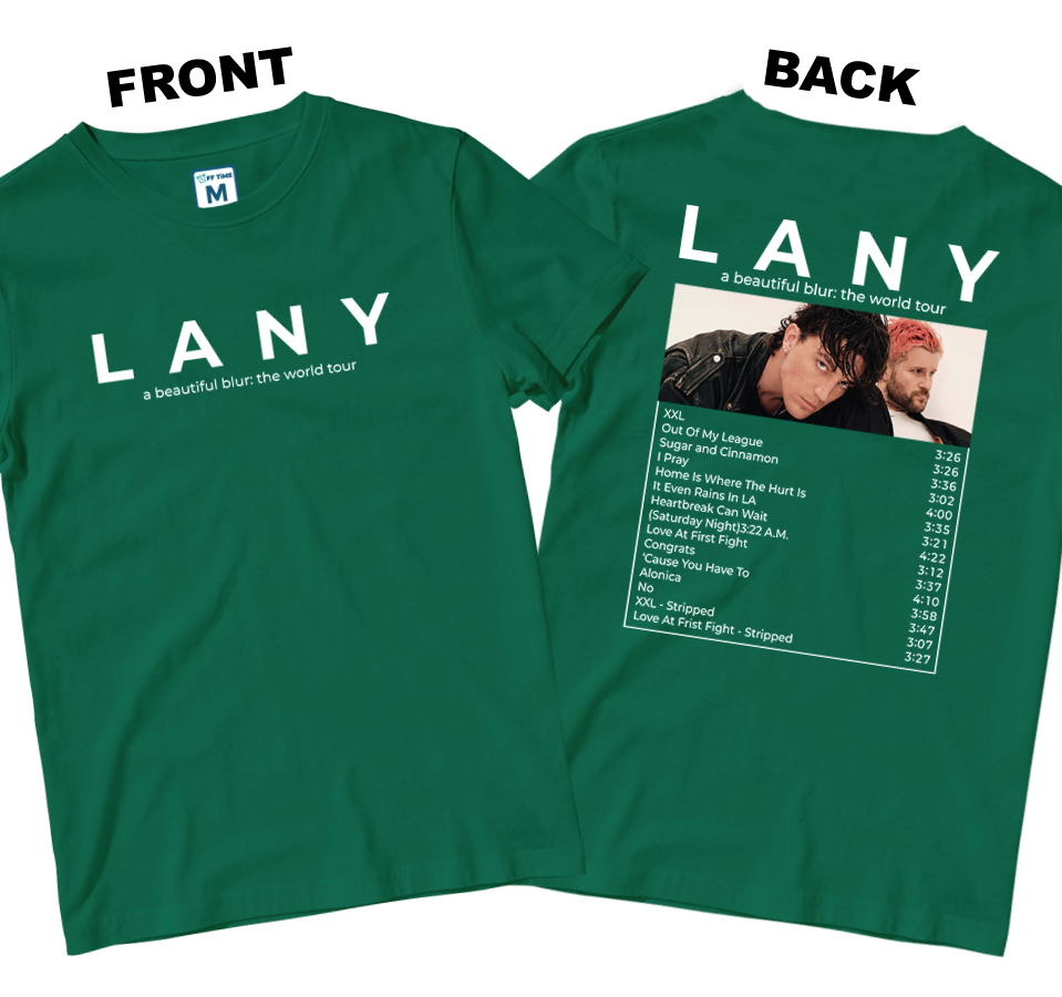 Cotton Shirt: Lany World Tour (Front & Back) – Off Time Apparel Cotton Shirt: Lany World Tour (Front & Back) – Off Time Apparel