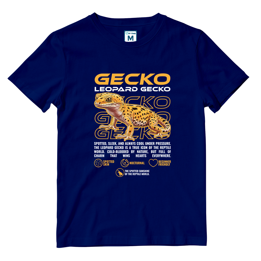 Cotton Shirt: Leopard Gecko