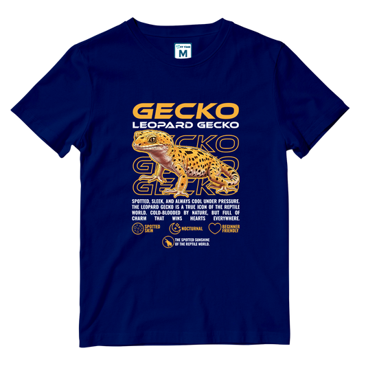 Cotton Shirt: Leopard Gecko