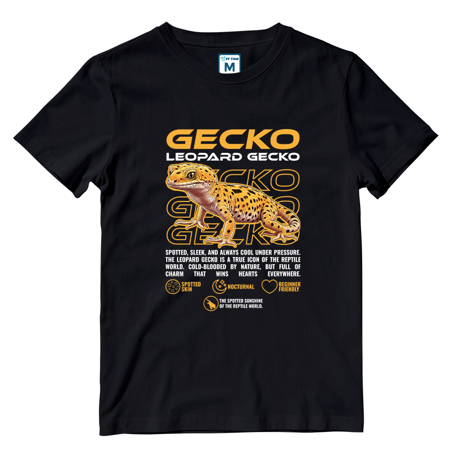 Cotton Shirt: Leopard Gecko
