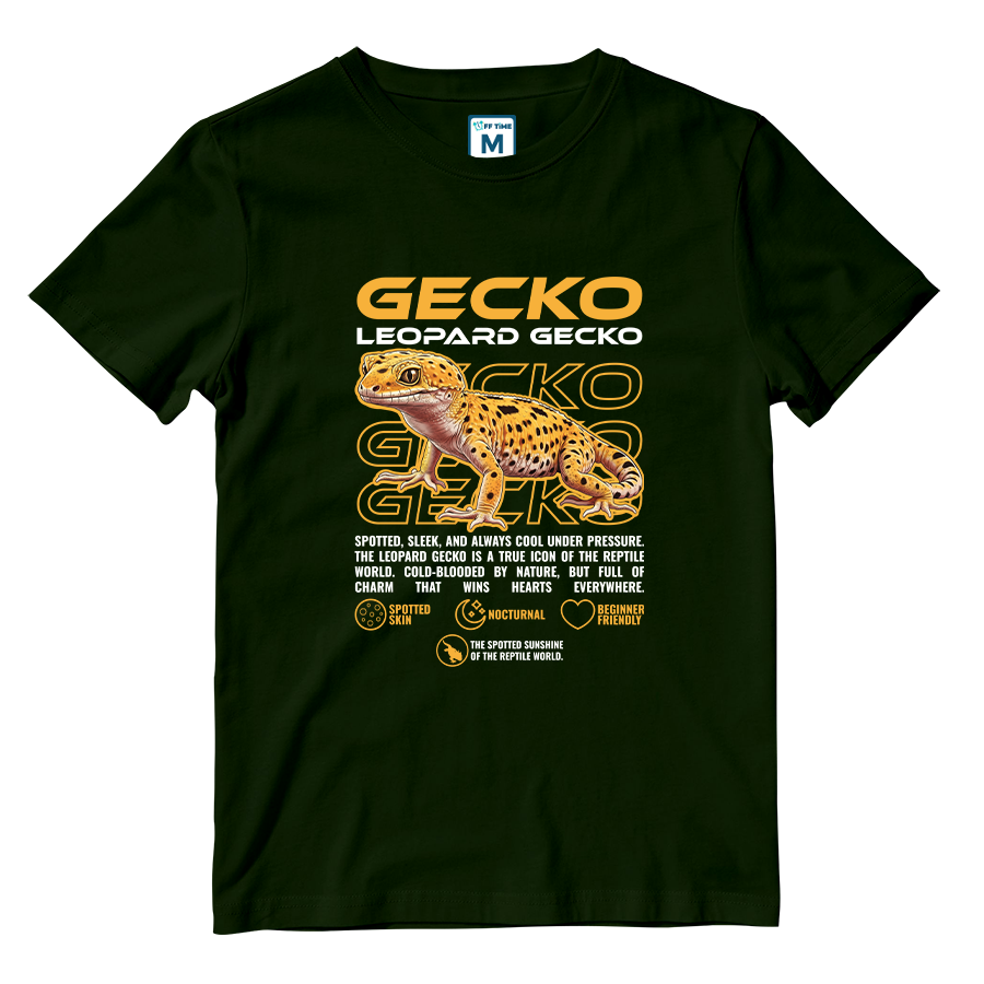 Cotton Shirt: Leopard Gecko