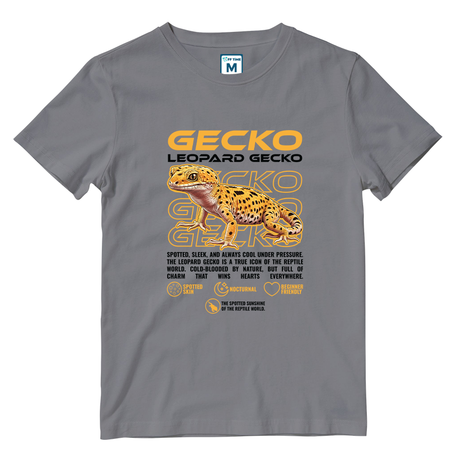 Cotton Shirt: Leopard Gecko