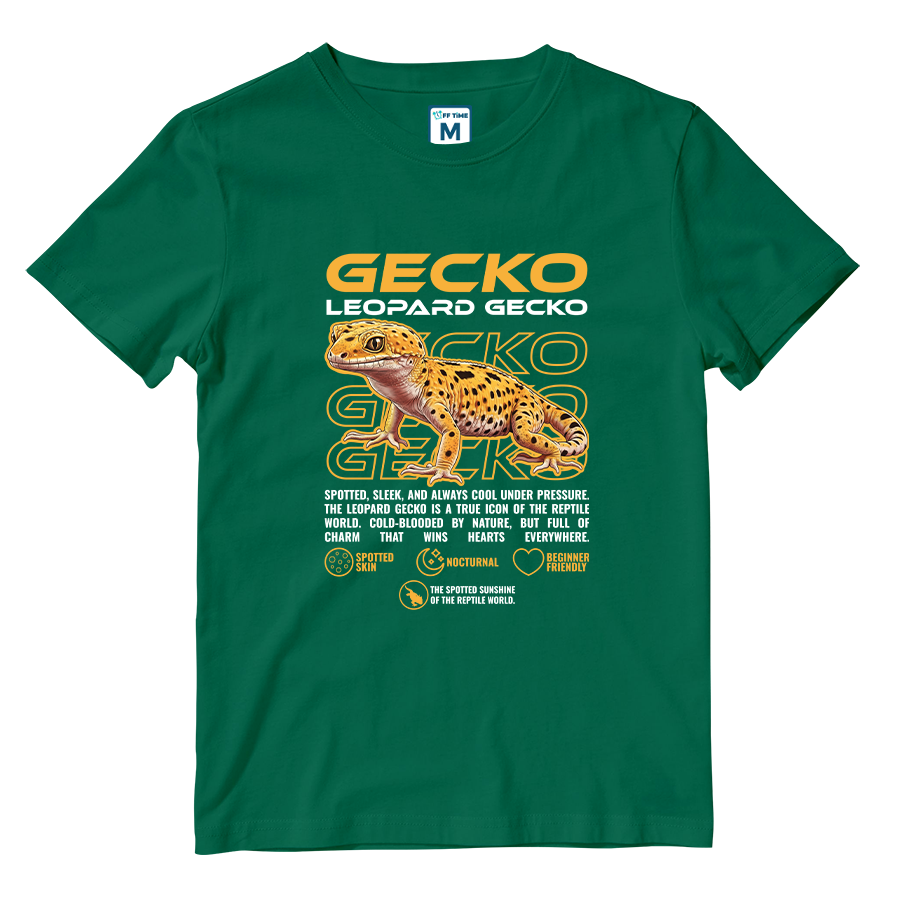 Cotton Shirt: Leopard Gecko