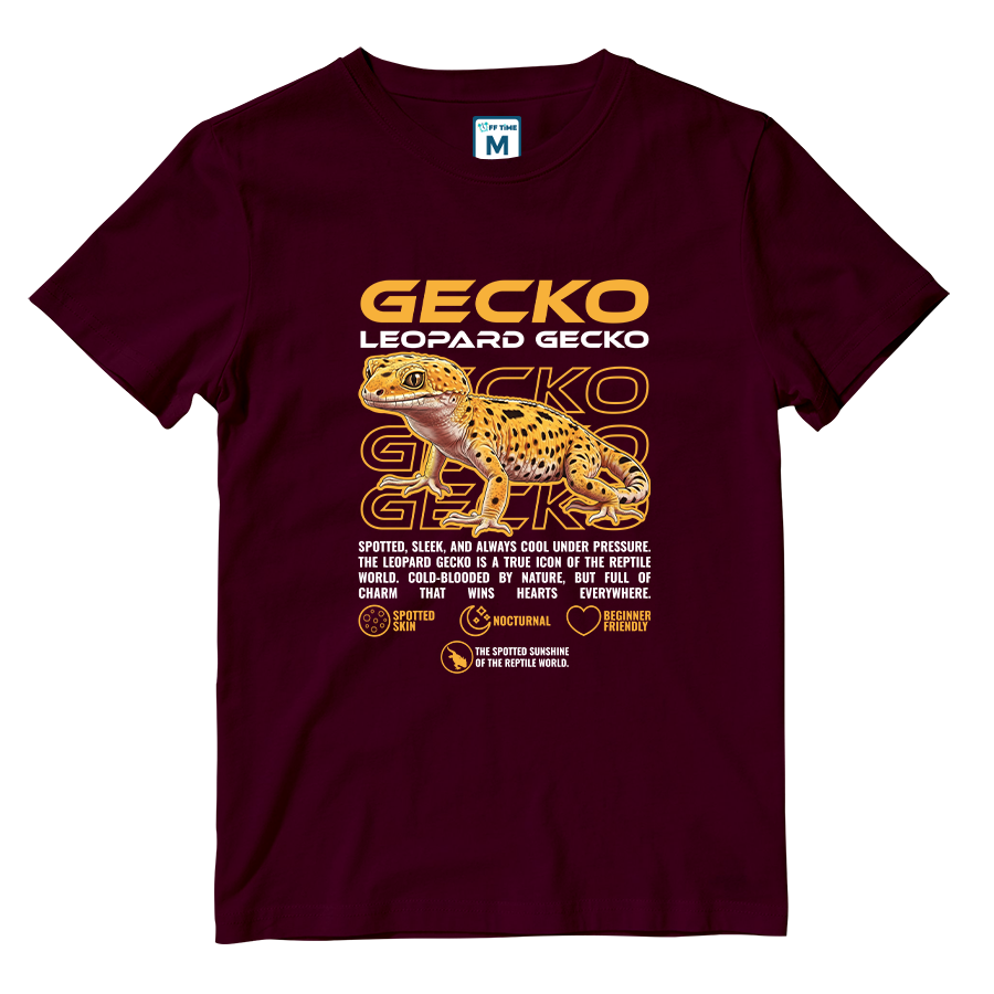Cotton Shirt: Leopard Gecko