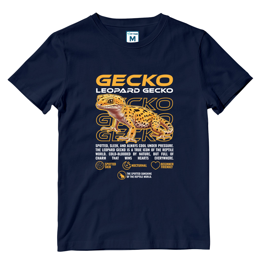Cotton Shirt: Leopard Gecko