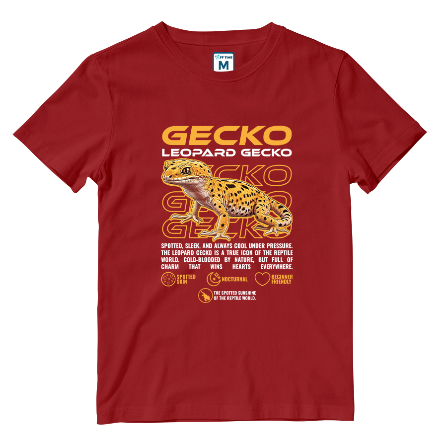 Cotton Shirt: Leopard Gecko