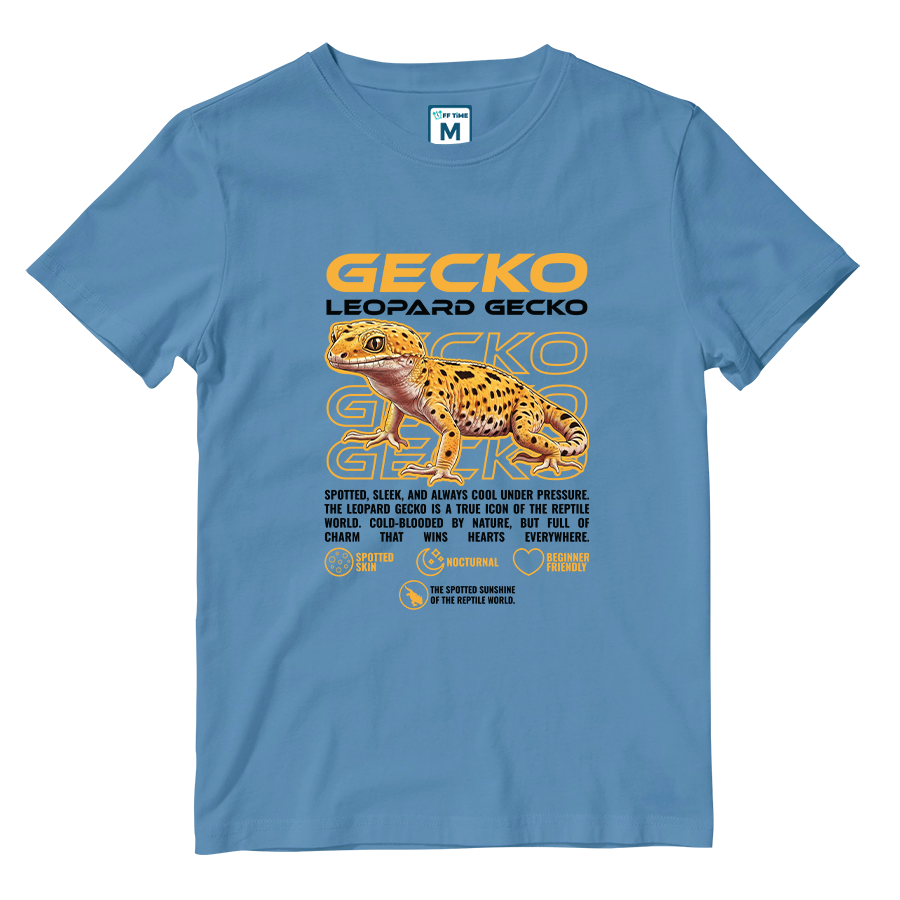 Cotton Shirt: Leopard Gecko