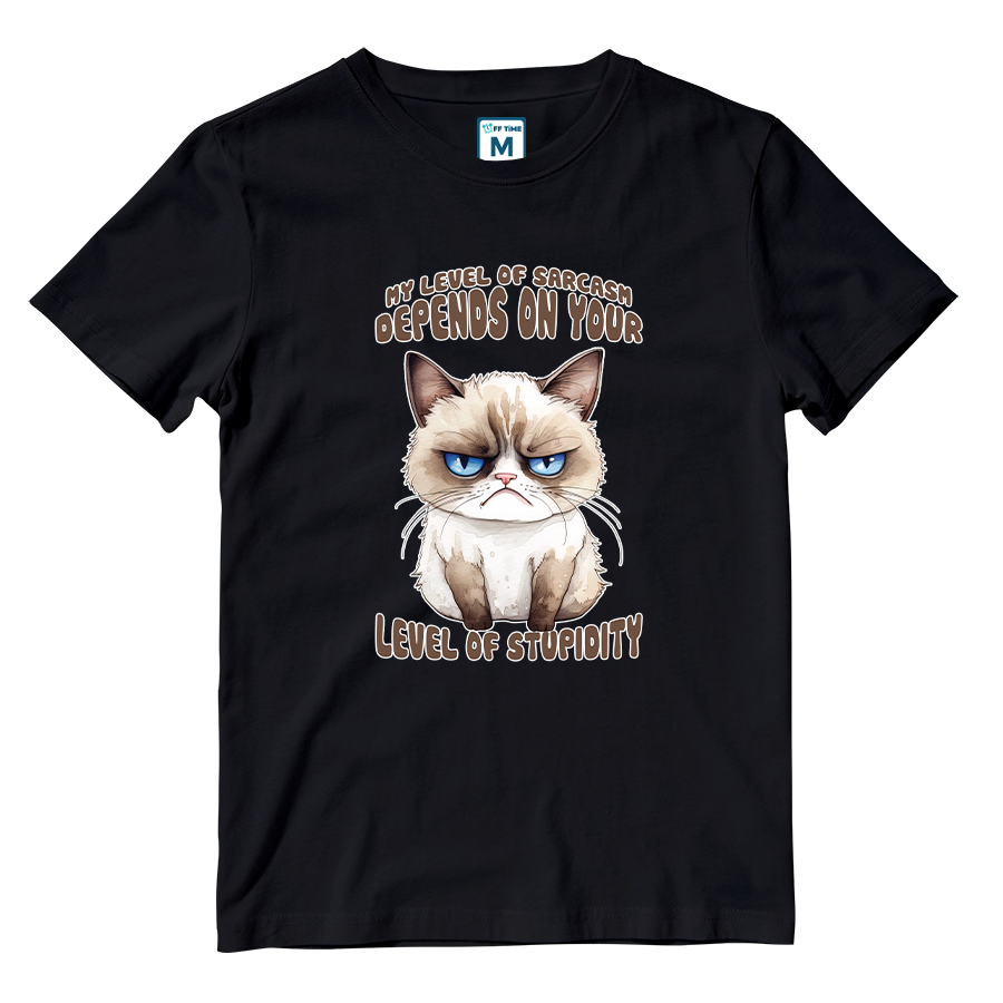 Cotton Shirt: Level Sarcasm