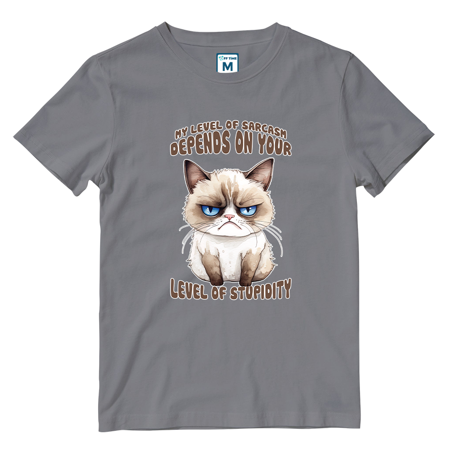 Cotton Shirt: Level Sarcasm