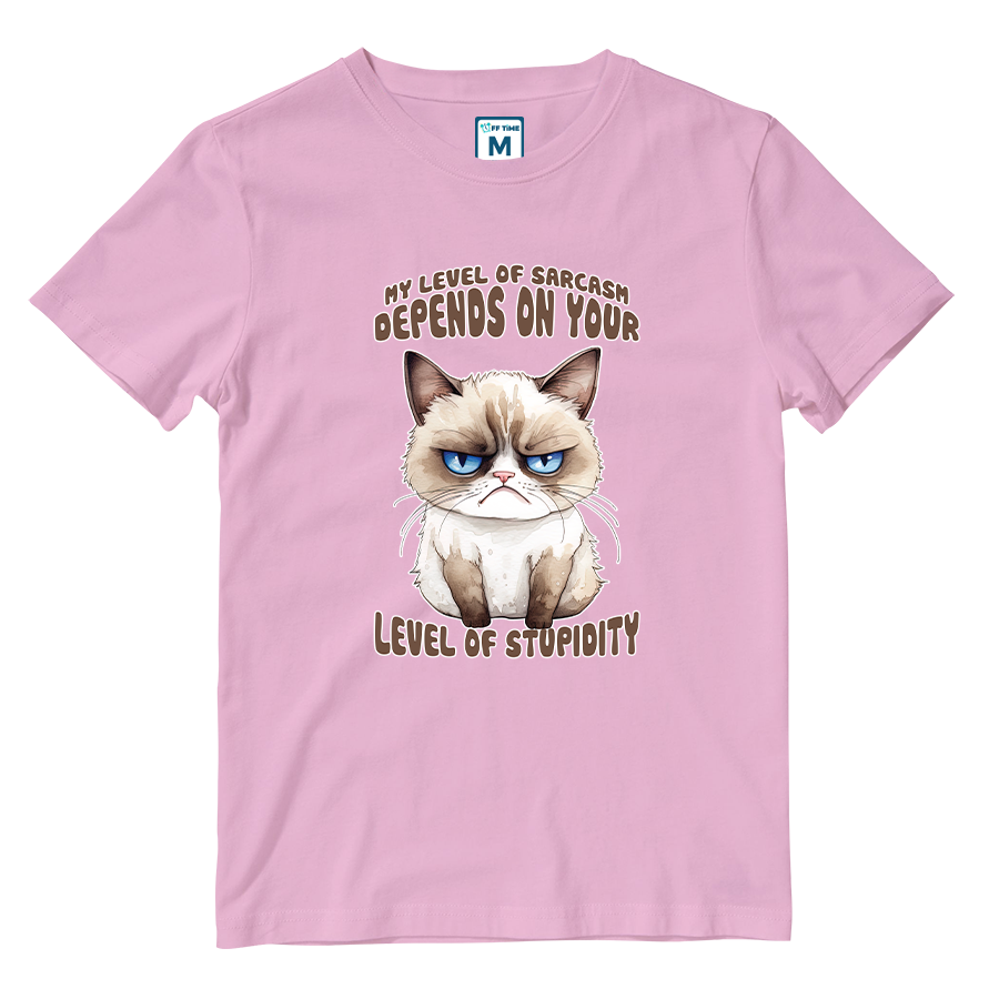 Cotton Shirt: Level Sarcasm