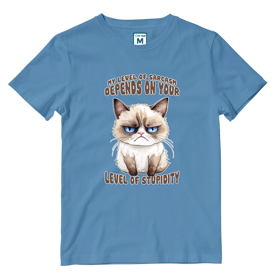 Cotton Shirt: Level Sarcasm