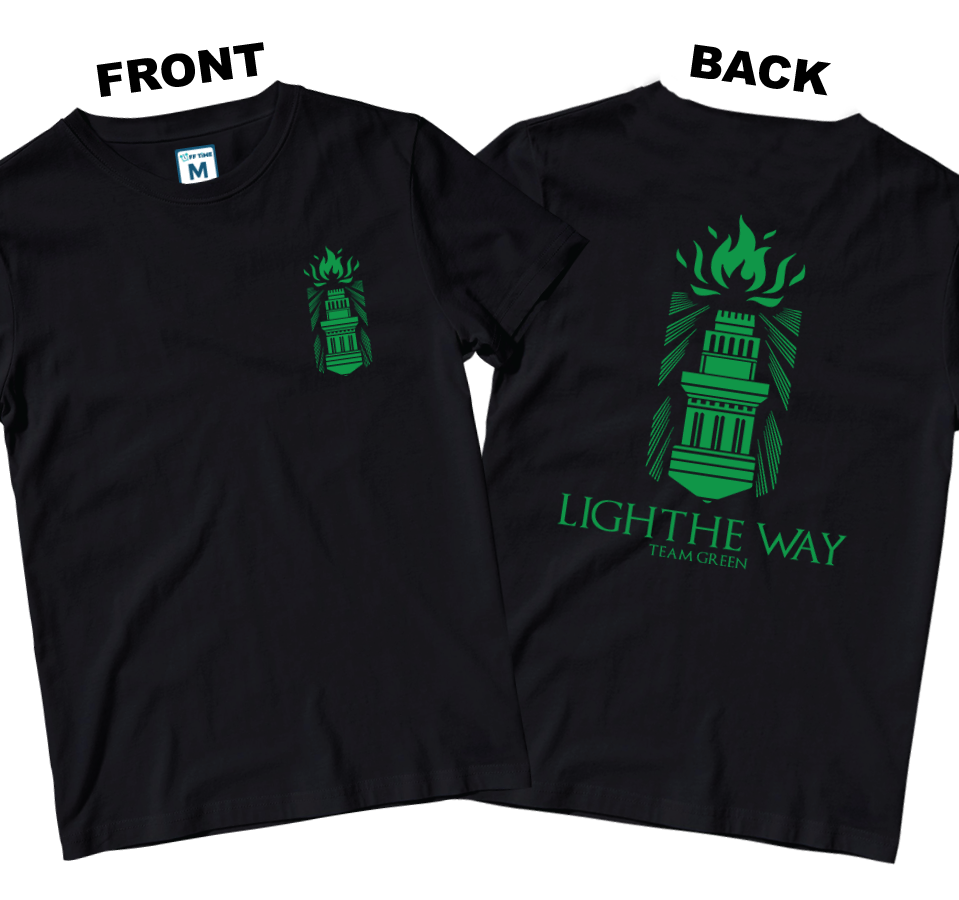 Cotton Shirt: Light The Way (Front and Back)