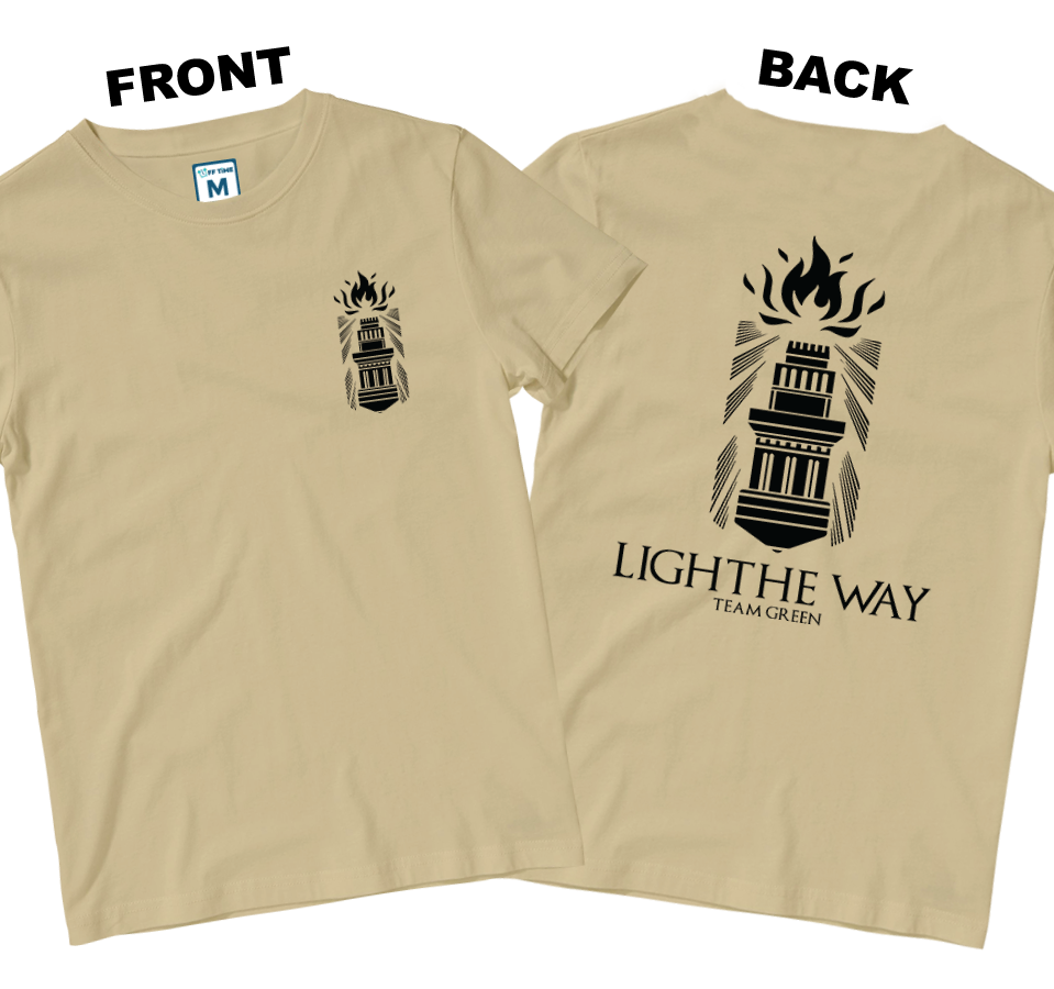 Cotton Shirt: Light The Way (Front and Back)
